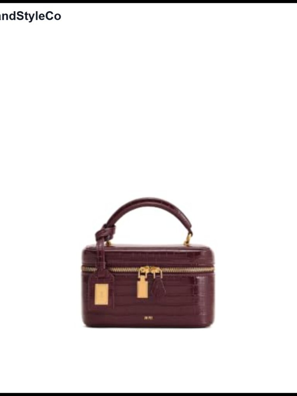 Croc-Embossed Vegan Leather Satchel Top Handle Crossbody Bag